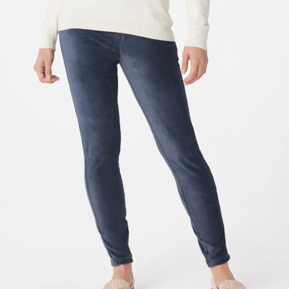 Legacy Stretch Corduroy 4 Pocket Leggings Navy